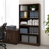 Bush Business Furniture Vista Tall 5 Shelf Bookcase