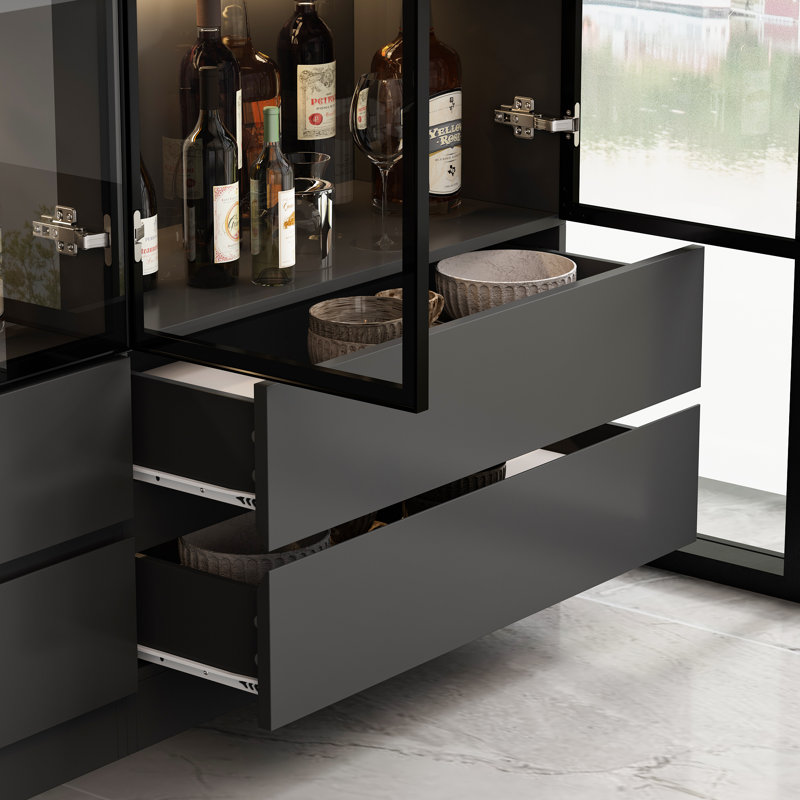 Zanele Dining Cabinet, Black