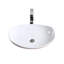 Vitreous China Oval Vessel Bathroom Sink-33205582