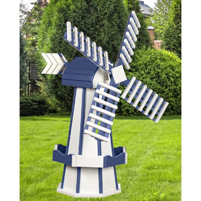 Weather Resistant Plastic Abstract Windmill