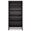 Organisateur de bibliothèque 70,87 "à 5 niveaux en bois de santal pour salon, bureau, chambre à coucher