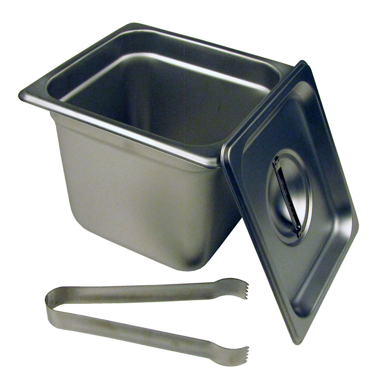 Casseroles à vapeur en acier inoxydable, H 6 po x l 6,8 po x P 6,3 po