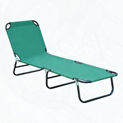 Chaise longue pliante pour le bronzage