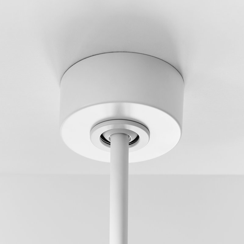 LED Ceiling Fan, Matte White