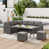 Gray Frame/Dark Gray Cushion
