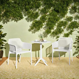 Maarya 2 - Person All Weather 23.6'' L Outdoor Bistro Set Round Outdoor Dining Set