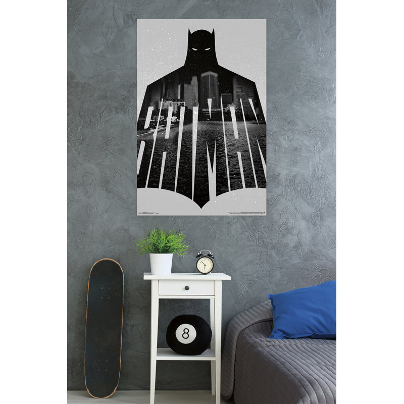 Batman-impression sur papier de texte
