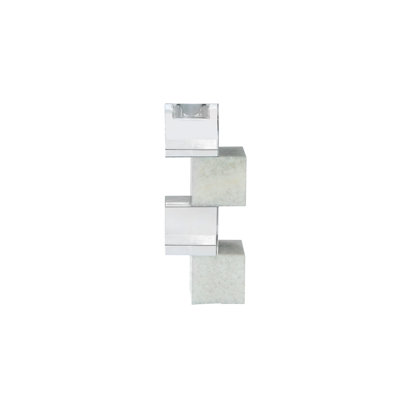 Porte-bougie bloc, H 9,5 po