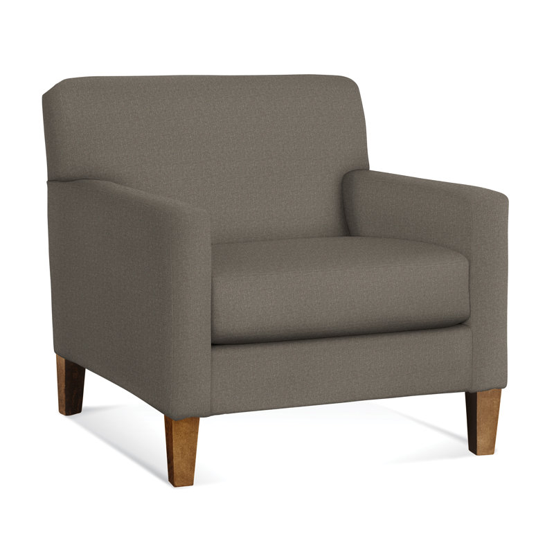Tampa Upholstered Armchair, Havana, Gray Sugar Performance; 0863-84