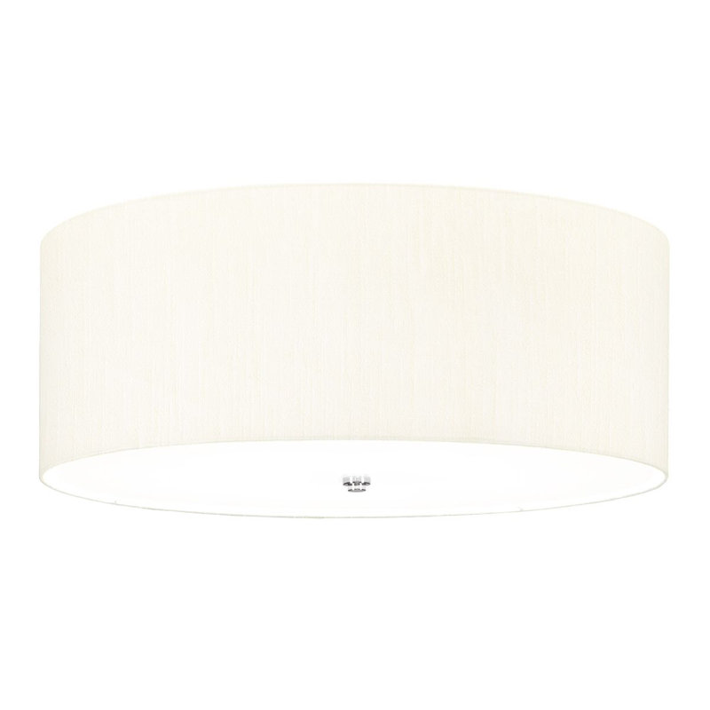 Ausie Semi Flush Mount, 51cm H x 70cm W x 71cm D, Polished Chrome