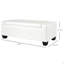Banc rectangulaire, banc capitonné avec rangement