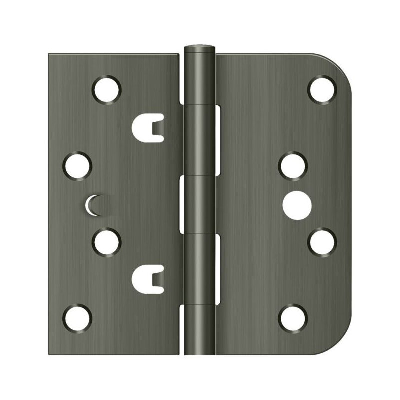 Steel Butt Bearing Hinge, Antique Nickel