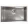 DuraSnow® ZLINE 30" Meribel Undermount Single Bowl Fingerprint Resistant Stainless Steel Kitchen Sink with Bottom Grid
