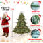 Arbre de Noël 6 pi avec 500 lumières UL - branches mixtes PE / PVC-215936127