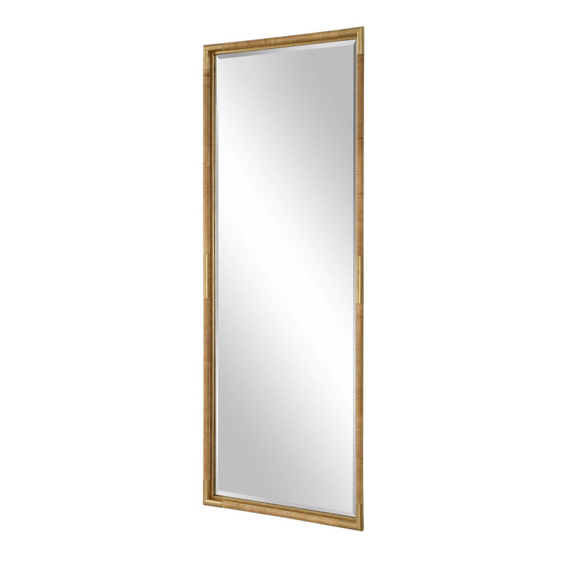 Uttermost Kampar Full Length Rattan Tall Mirror