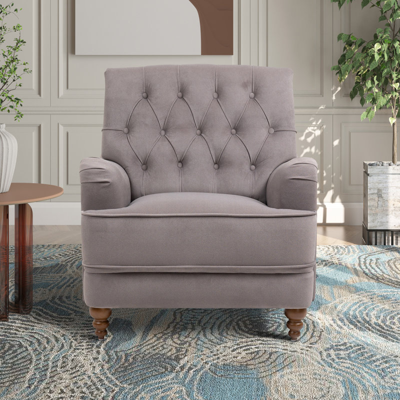 Fauteuil d'appoint, Polyester gris