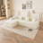 Modular L-Shaped Sectional Sofa with Reversible Chaise, Deep Seat Cushions-1433682901