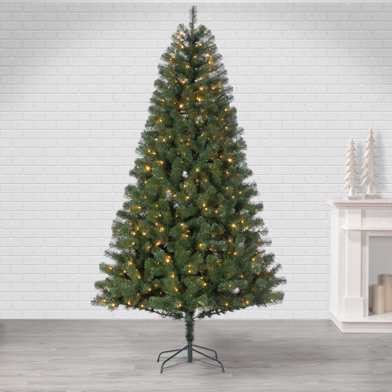 7.5 Ft. Pre Lit Color Changing Led Sacremento Spruce Tree