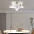 Izzabella 24.6" 7 - Blade LED Dimmable Flush Mount Ceiling Fan with Light and Remote-3675357