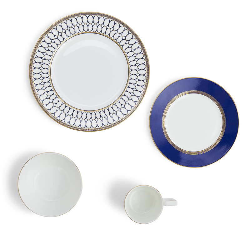 Renaissance Gold Bone China Dinnerware Set