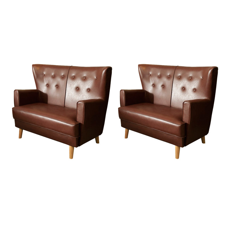 Banc de rangement American Casual Cafe, Brun