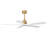 52 Inch Ceiling Fans with Lights and Remote Control, Wood Ceiling Fan for Patios Bedroom, Outdoor Gold Ceiling Fan with Lights, Noiseless DC Motor, Dimmable LED, 5 Solid Wood Blades-1847075486-1847075472