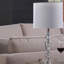 Lampe de table moderne en cristal taillé 23,5 po Cale