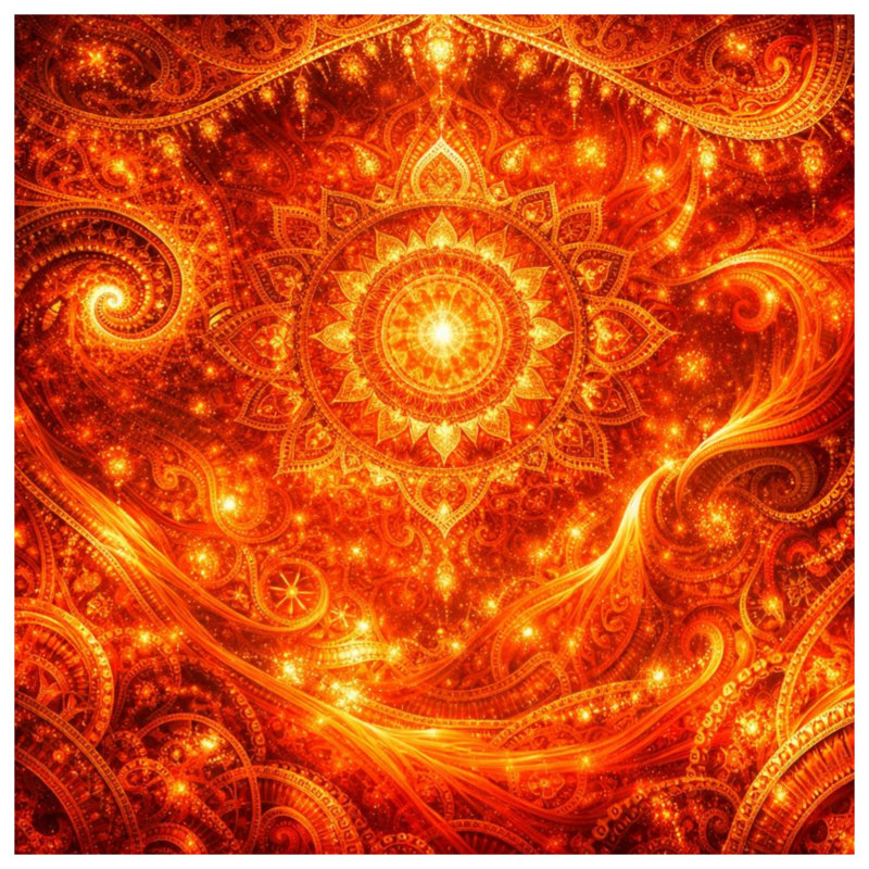 Intricate Mandala Art Double Sided Throw Pillows, 20 x 20 inches