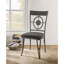 Chaise d'appoint Kadean Gunmetal (2 pièces)