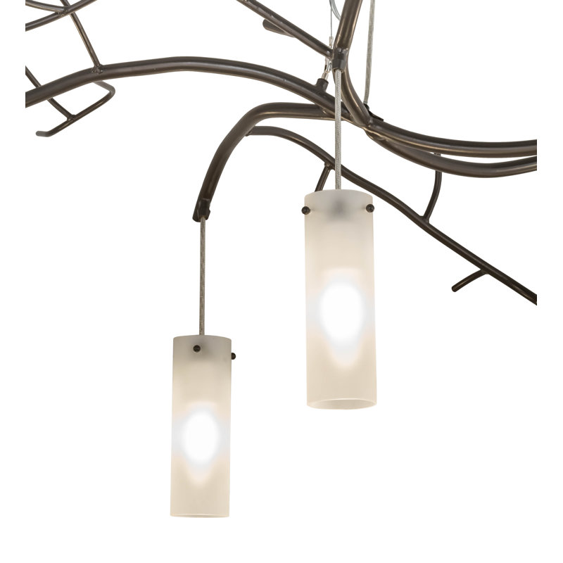 Ine 5 - Light Dimmable Tiered Chandelier