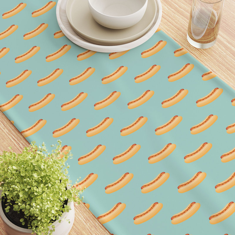 Rectangular Cotton Twill Table Runner, 108" L x 16" W