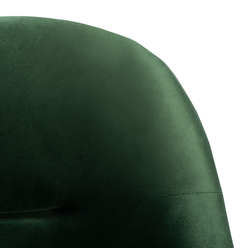 Fauteuil en velours de 26,25 po Margo, Malachite Green Velvet