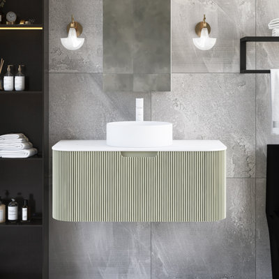 Meuble-lavabo mural 36 po avec lavabo
