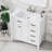 Shawon 35.98 " W Free Standing Wall Mounted 1 Single Vanity Bathroom Vanity With Ceramic Top-413613729