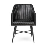 Leon Leather Upholstered Arm Chair