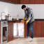 Double poubelle de recyclage escamotable 37 pintes-86769871