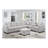 Sectional Sofa, LIGHTGREY