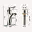 Robinet pour salle de bain à poignée simple avec drain-87820054