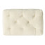 28.65In Deep With Pillow Top - Ideal For Extra Seating Cream Fabric Radiant Brightens Living Room