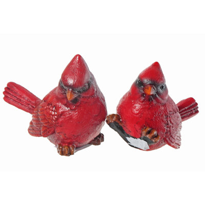 Figurine cardinal en polyrésine