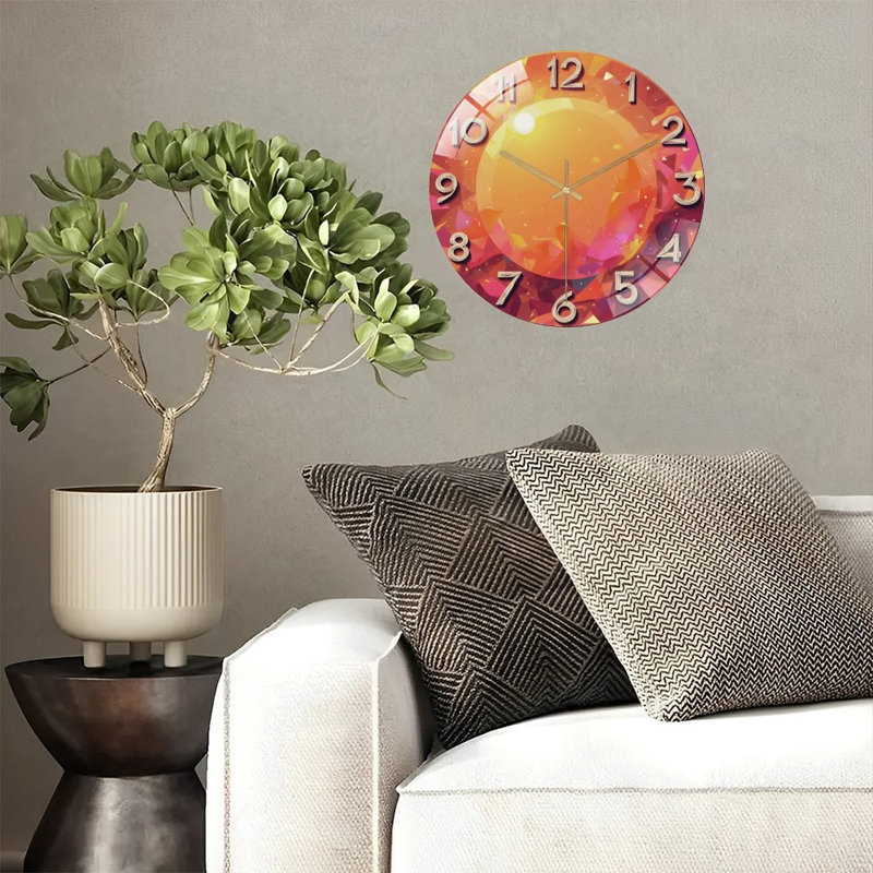 Horloge murale 12 po