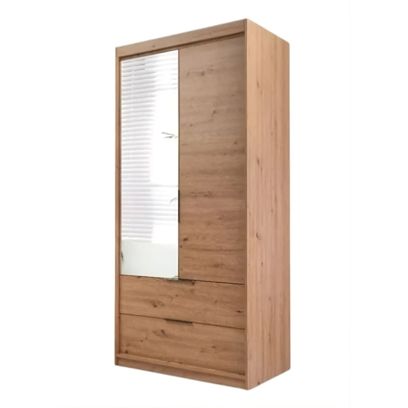 Bionda Manufactured Wood Wardrobe, Oak