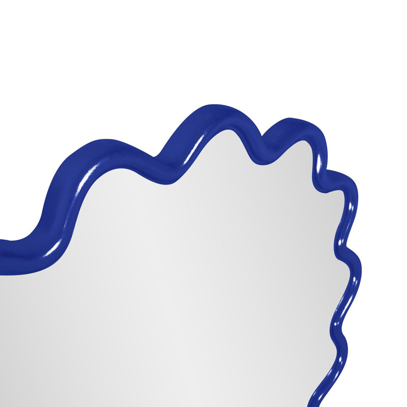 Miroir mural Modern, Bleu