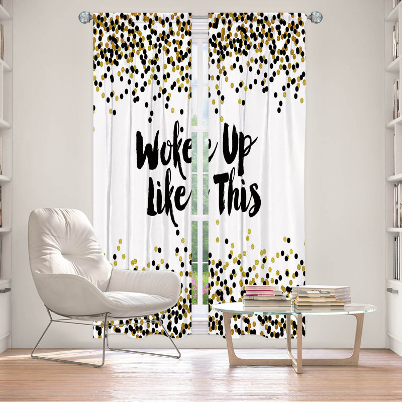 Room Darkening Curtain Pair, 20" W x 61" L