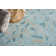 The Met X Exquisite Rugs Botanica Turquoise/Ivory/Multi Area Rug