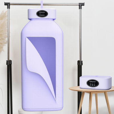 Séchoir à linge portatif, mini machine à sécher avec minuterie