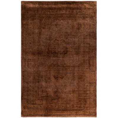 Overdyed One-of-a-Kind 10' 1" X 14' 10" Hand Knotted Area Rug