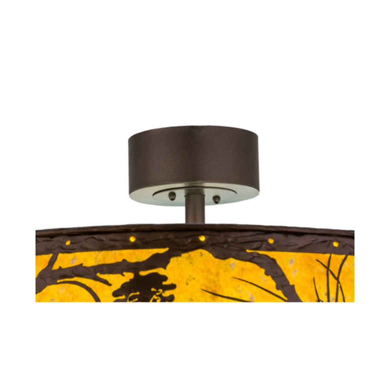 Whispering Pines LED Downrod Ceiling Fan