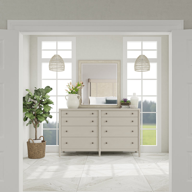 Ensemble commode et miroir Shannen