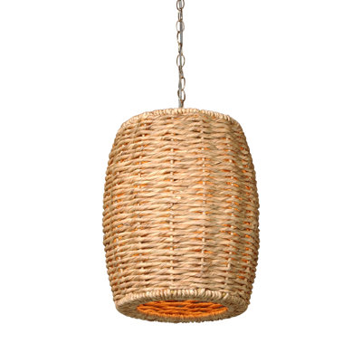 Luminaire suspendu cylindrique 1 lumière Hyacinth